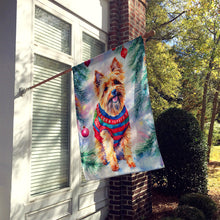 Load image into Gallery viewer, Australian Terrier Christmas House Flag