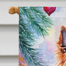 Load image into Gallery viewer, Australian Terrier Christmas House Flag
