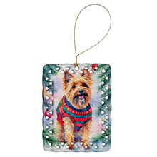 Load image into Gallery viewer, Australian Terrier Christmas Porcelain Ornament
