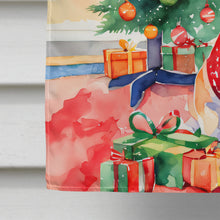 Load image into Gallery viewer, Basset Hound Christmas House Flag