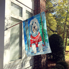 Load image into Gallery viewer, Bearded Collie Christmas House Flag