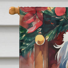 Load image into Gallery viewer, Bearded Collie Christmas House Flag