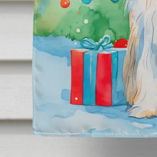 Load image into Gallery viewer, Bearded Collie Christmas House Flag