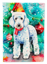 Load image into Gallery viewer, Bedlington Terrier Christmas House Flag