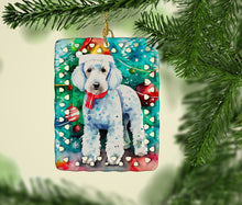 Load image into Gallery viewer, Bedlington Terrier Christmas Porcelain Ornament