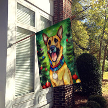 Load image into Gallery viewer, Belgian Malinois Christmas House Flag