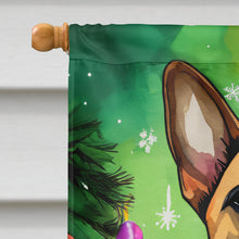 Load image into Gallery viewer, Belgian Malinois Christmas House Flag