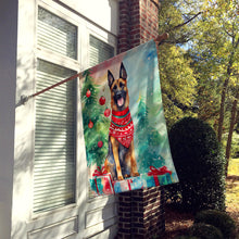 Load image into Gallery viewer, Belgian Malinois Christmas House Flag