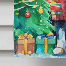 Load image into Gallery viewer, Bernese Mountain Dog Christmas House Flag