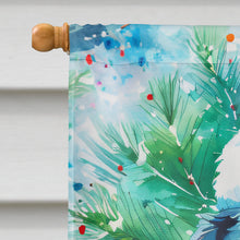 Load image into Gallery viewer, Bernese Mountain Dog Christmas House Flag