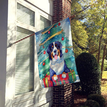 Load image into Gallery viewer, Bernese Mountain Dog Christmas House Flag