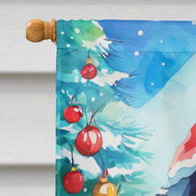 Load image into Gallery viewer, Bernese Mountain Dog Christmas House Flag