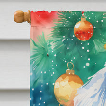 Load image into Gallery viewer, Bichon Frise Christmas House Flag