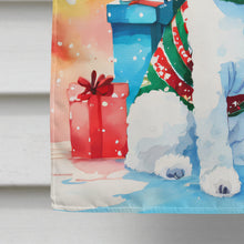 Load image into Gallery viewer, Bichon Frise Christmas House Flag