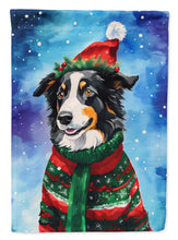 Load image into Gallery viewer, Border Collie Christmas House Flag