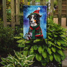 Load image into Gallery viewer, Border Collie Christmas Garden Flag – Cozy Dog Holiday Decor with Tree &amp; Presents