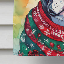 Load image into Gallery viewer, Boston Terrier Christmas House Flag