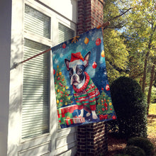 Load image into Gallery viewer, Boston Terrier Christmas House Flag