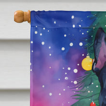 Load image into Gallery viewer, Boston Terrier Christmas House Flag