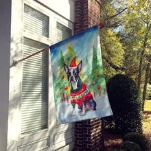 Load image into Gallery viewer, Boston Terrier Christmas House Flag