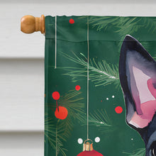 Load image into Gallery viewer, Boston Terrier Christmas House Flag