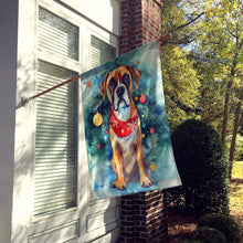 Load image into Gallery viewer, Boxer Christmas House Flag