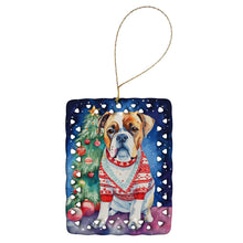 Load image into Gallery viewer, Boxer Christmas Porcelain Ornament