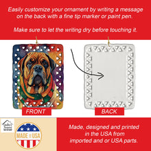 Load image into Gallery viewer, Bullmastiff Christmas Porcelain Ornament