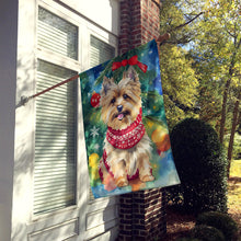 Load image into Gallery viewer, Cairn Terrier Christmas House Flag