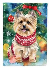 Load image into Gallery viewer, Cairn Terrier Christmas House Flag