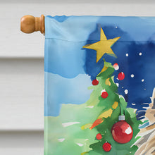 Load image into Gallery viewer, Cairn Terrier Christmas House Flag