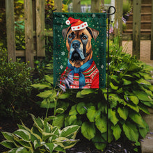 Load image into Gallery viewer, Cane Corso Christmas Garden Flag – Cozy Dog Holiday Decor with Tree &amp; Presents