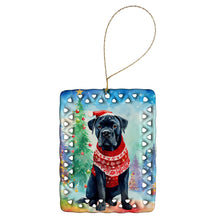 Load image into Gallery viewer, Cane Corso Christmas Porcelain Ornament