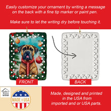 Load image into Gallery viewer, Cane Corso Christmas Porcelain Ornament