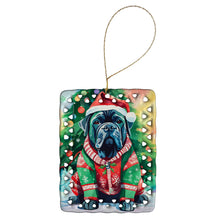 Load image into Gallery viewer, Cane Corso Christmas Porcelain Ornament