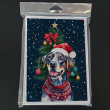 Load image into Gallery viewer, Catahoula Christmas Greeting Cards - Blank Note Cards – 8-Pack of Artist-Designed Cards with Envelopes