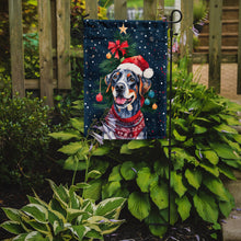 Load image into Gallery viewer, Catahoula Christmas Garden Flag – Cozy Dog Holiday Decor with Tree &amp; Presents