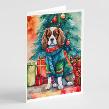 Load image into Gallery viewer, Cavalier Spaniel Christmas Greeting Cards - Blank Note Cards – 8-Pack of Artist-Designed Cards with Envelopes