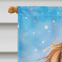 Load image into Gallery viewer, Cavalier Spaniel Christmas House Flag