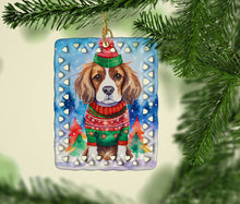 Load image into Gallery viewer, Cavalier Spaniel Christmas Porcelain Ornament