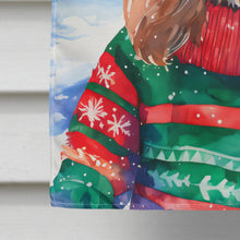 Load image into Gallery viewer, Cavalier Spaniel Christmas House Flag