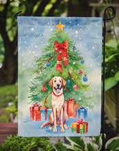 Load image into Gallery viewer, Chesapeake Bay Retriever Christmas Garden Flag – Cozy Dog Holiday Decor with Tree &amp; Presents