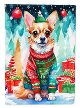 Load image into Gallery viewer, Chihuahua Christmas House Flag