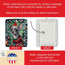 Load image into Gallery viewer, Chinese Crested Christmas Porcelain Ornament