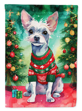 Load image into Gallery viewer, Chinese Crested Christmas House Flag