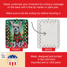 Load image into Gallery viewer, Chinese Crested Christmas Porcelain Ornament