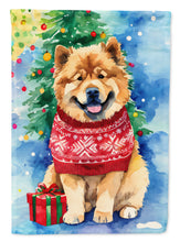 Load image into Gallery viewer, Chow Chow Christmas House Flag