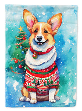 Load image into Gallery viewer, Corgi Christmas House Flag