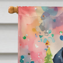 Load image into Gallery viewer, Dachshund Christmas House Flag
