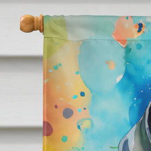 Load image into Gallery viewer, Dachshund Christmas House Flag